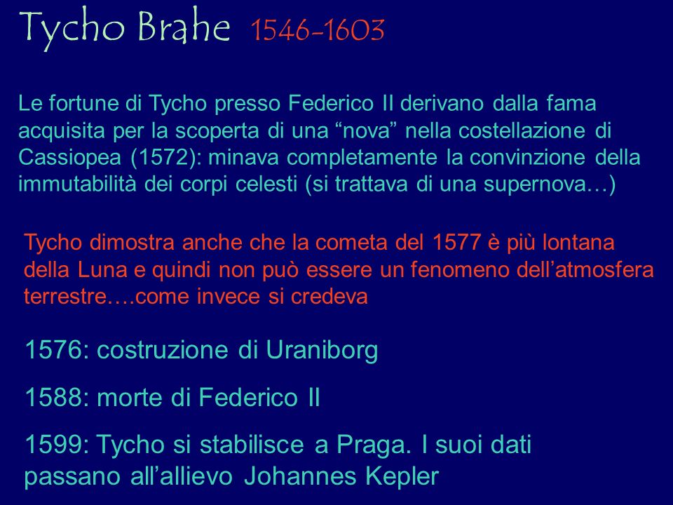 Tycho Brahe : costruzione di Uraniborg