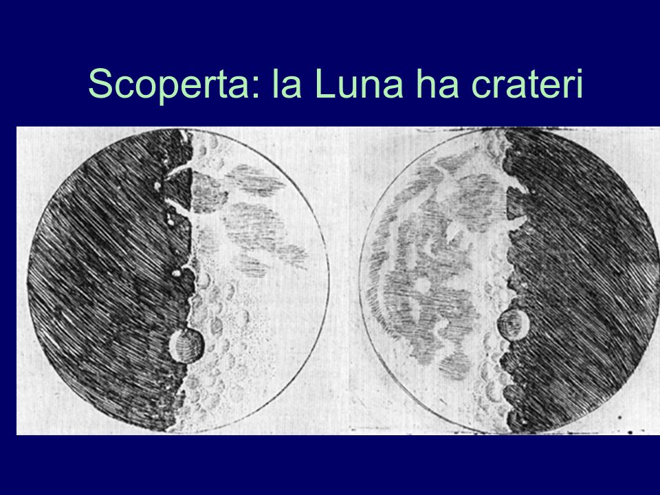 Scoperta: la Luna ha crateri