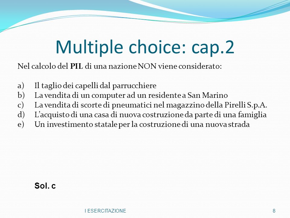 Multiple choice: cap.2