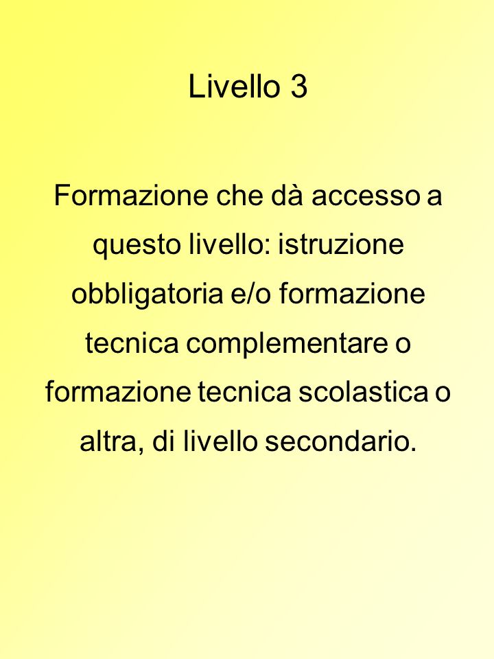 Livello 3