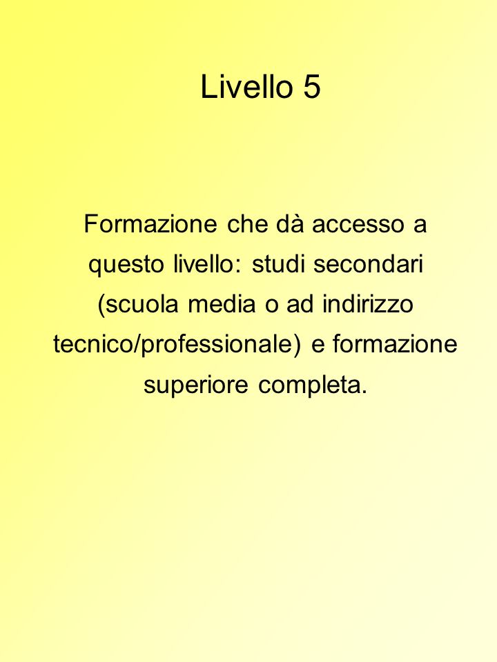 Livello 5