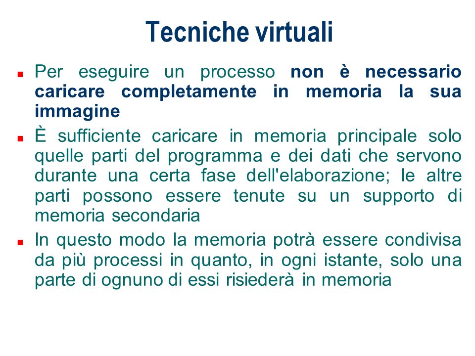 Tecniche virtuali