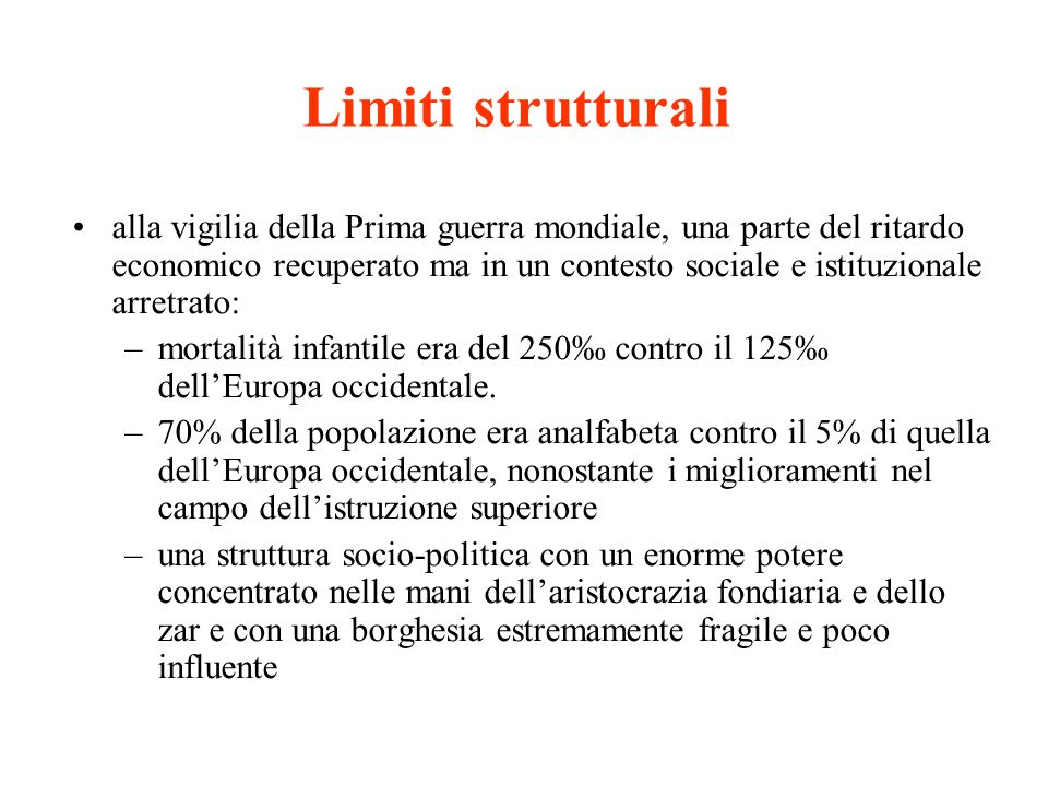 Limiti strutturali