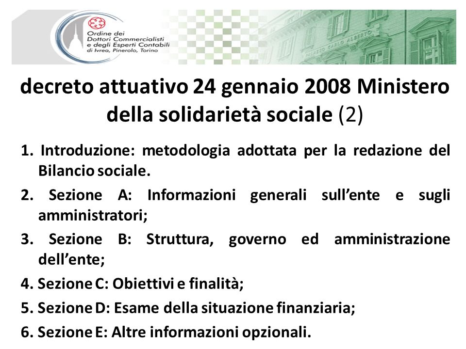 decreto attuativo 24 gennaio 2008 Ministero della solidarietà sociale (2)