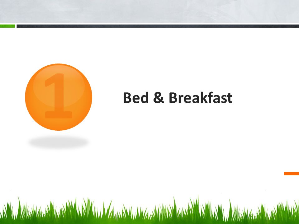 1 Bed & Breakfast