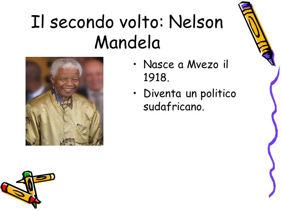 Il secondo volto: Nelson Mandela