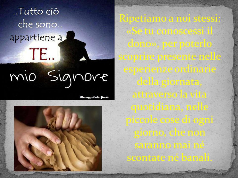 SE TU CONOSCESSI IL DONO DI DIO - ppt scaricare