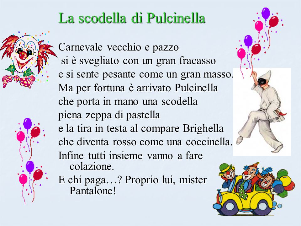 La scodella di Pulcinella