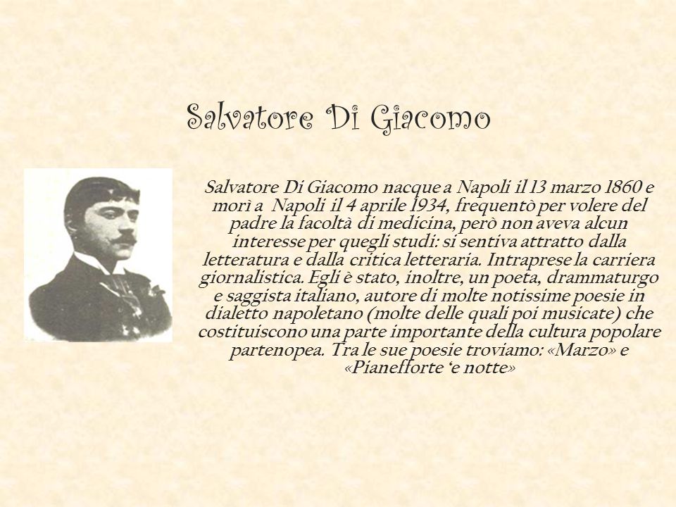 Poesia Gallery Poesie Salvatore Di Giacomo