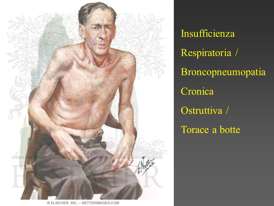 Insufficienza Respiratoria / Broncopneumopatia Cronica Ostruttiva / Torace a botte
