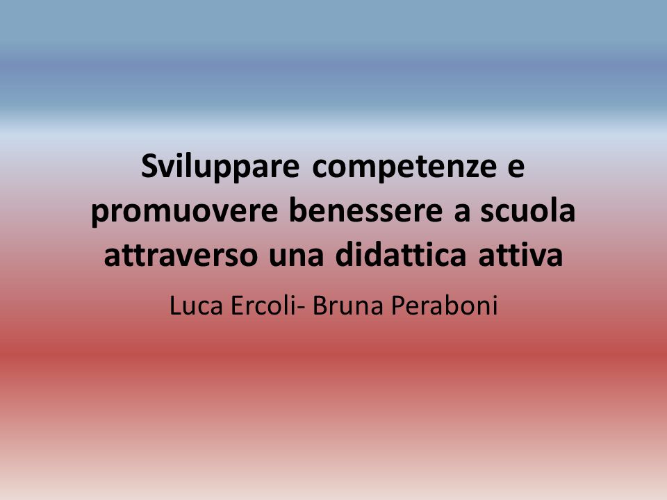 Luca Ercoli- Bruna Peraboni