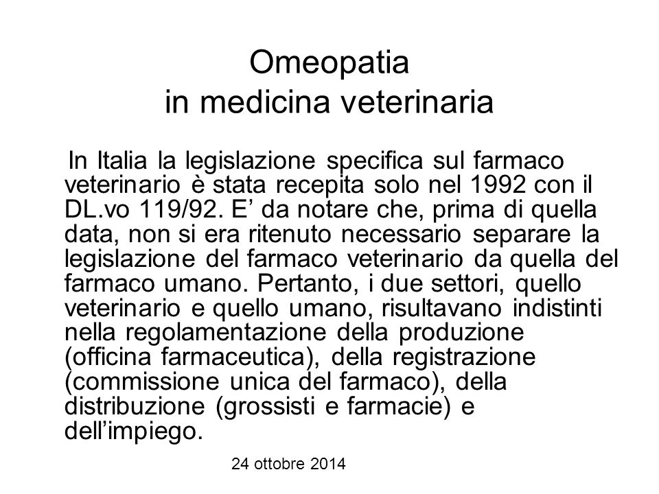 Farmaci omeopatici legislazione