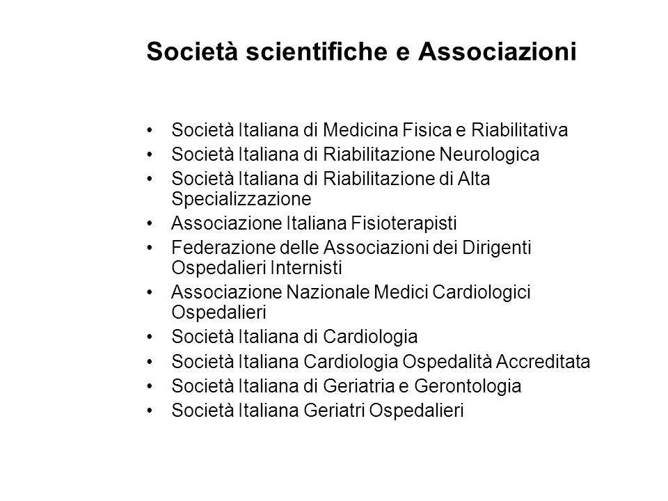 Società scientifiche e Associazioni