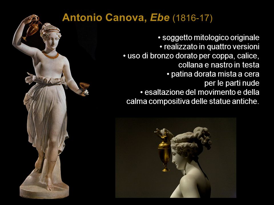 Antonio Canova, Ebe ( ) soggetto mitologico originale