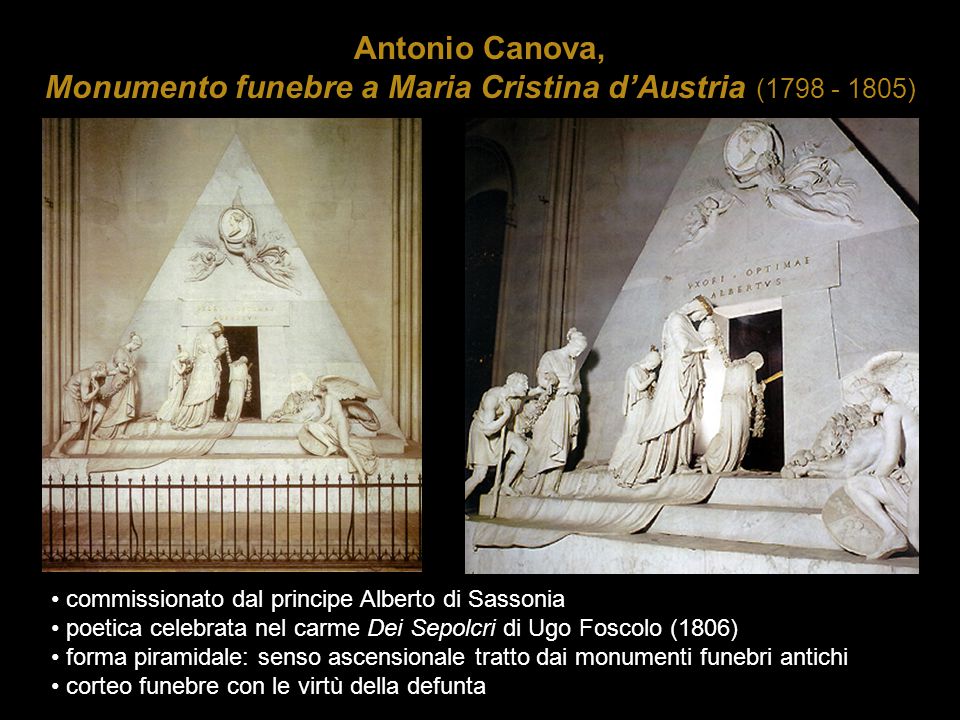 Antonio Canova, Monumento funebre a Maria Cristina d’Austria ( )