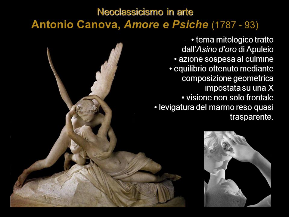 Neoclassicismo in arte Antonio Canova, Amore e Psiche ( )