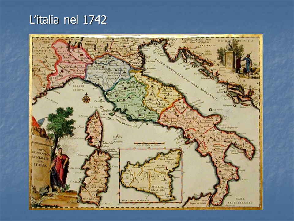 L’italia nel 1742