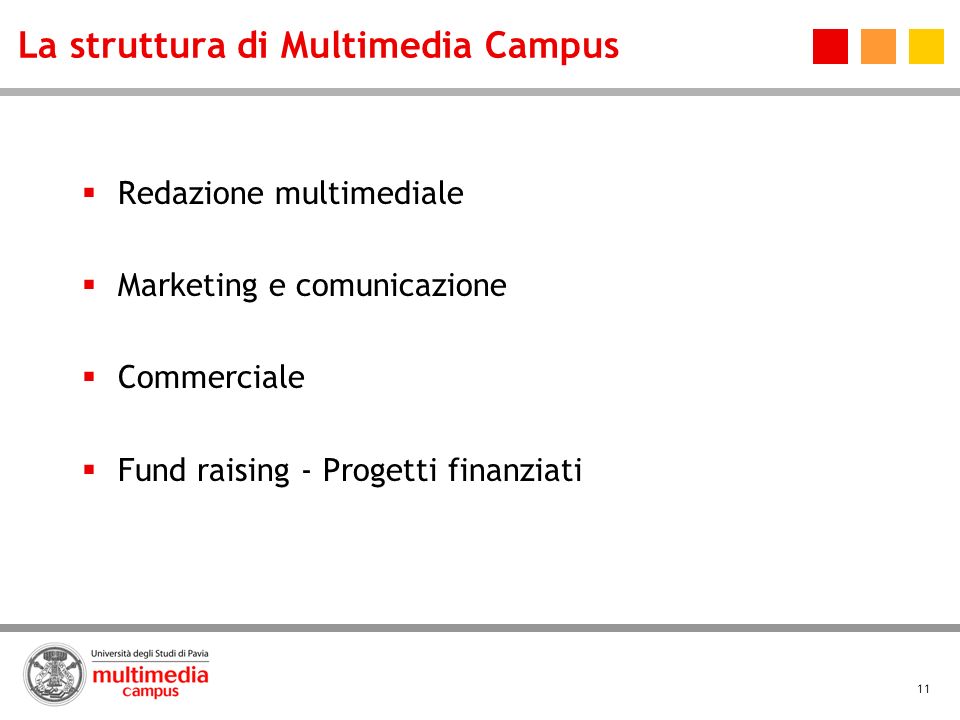 La struttura di Multimedia Campus