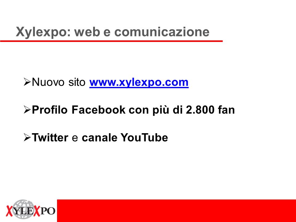 Xylexpo: web e comunicazione