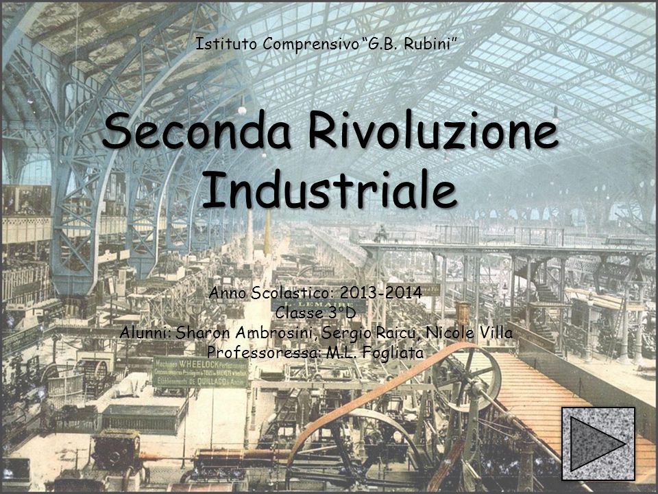 Seconda Rivoluzione Industriale