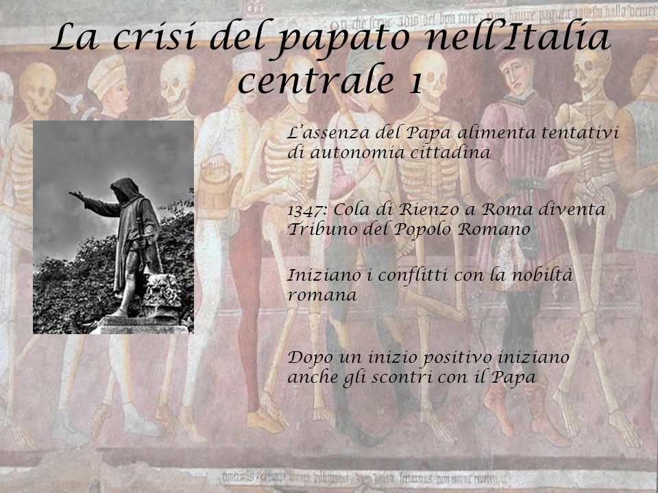 La crisi del papato nell’Italia centrale 1