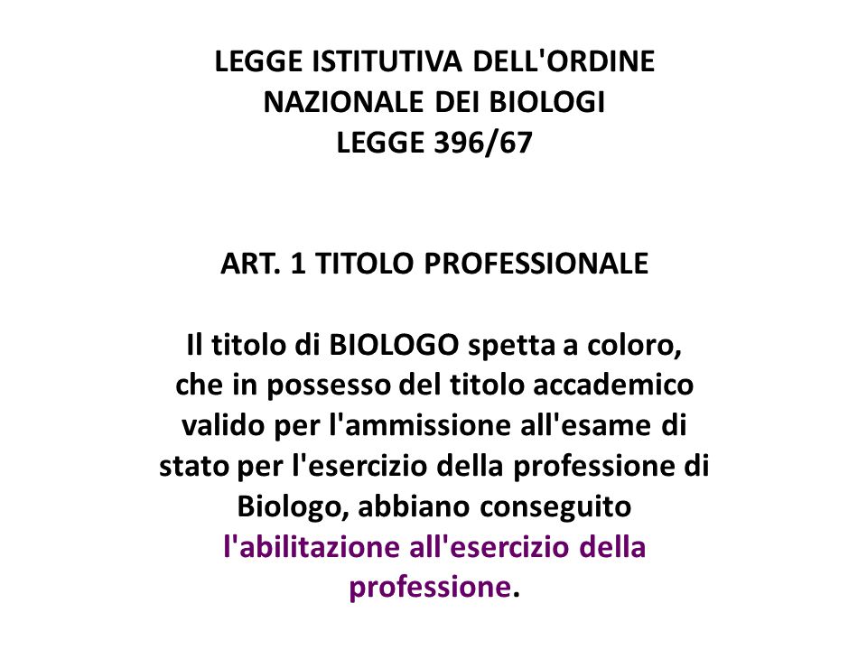 il ruolo del biologo nel laboratorio di analisi cliniche ppt scaricare