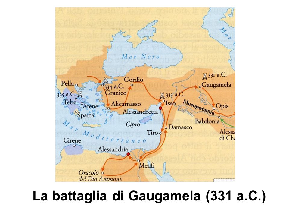 La battaglia di Gaugamela (331 a.C.)