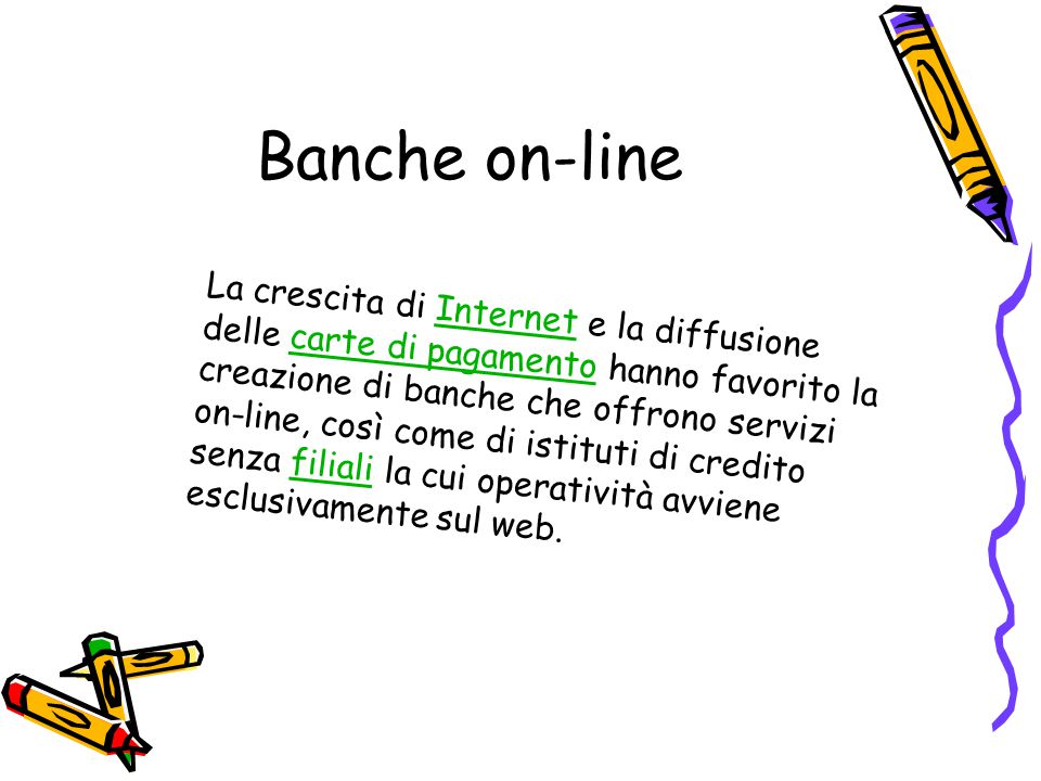 Banche on-line