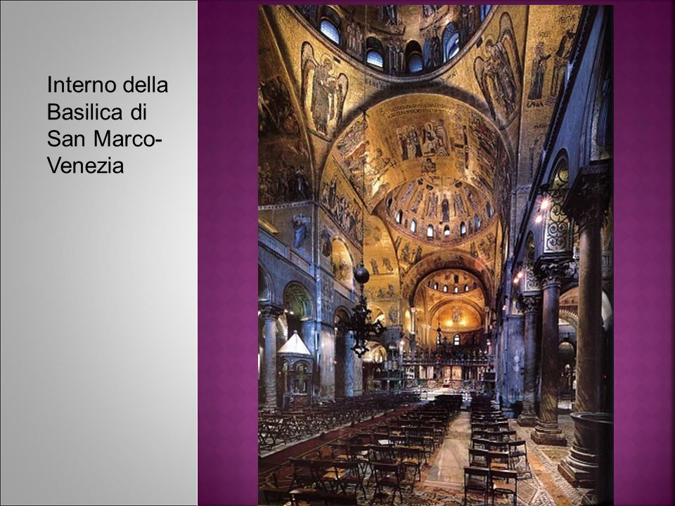 Interno della Basilica di San Marco- Venezia