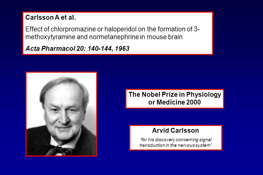 The Nobel Prize in Physiology or Medicine 2000