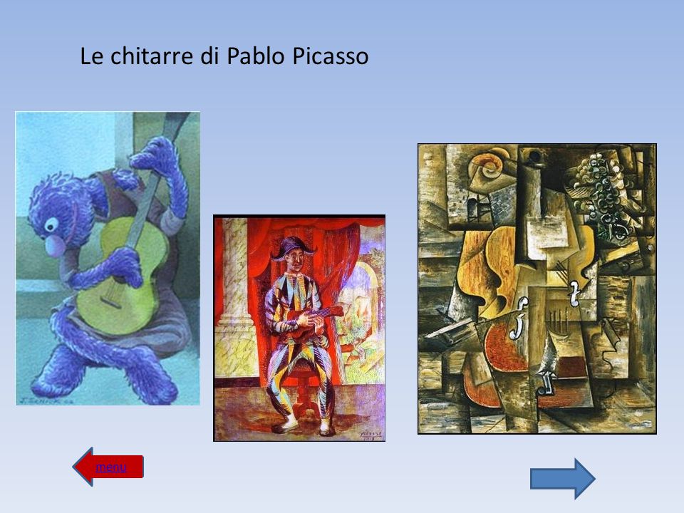 Le chitarre di Pablo Picasso