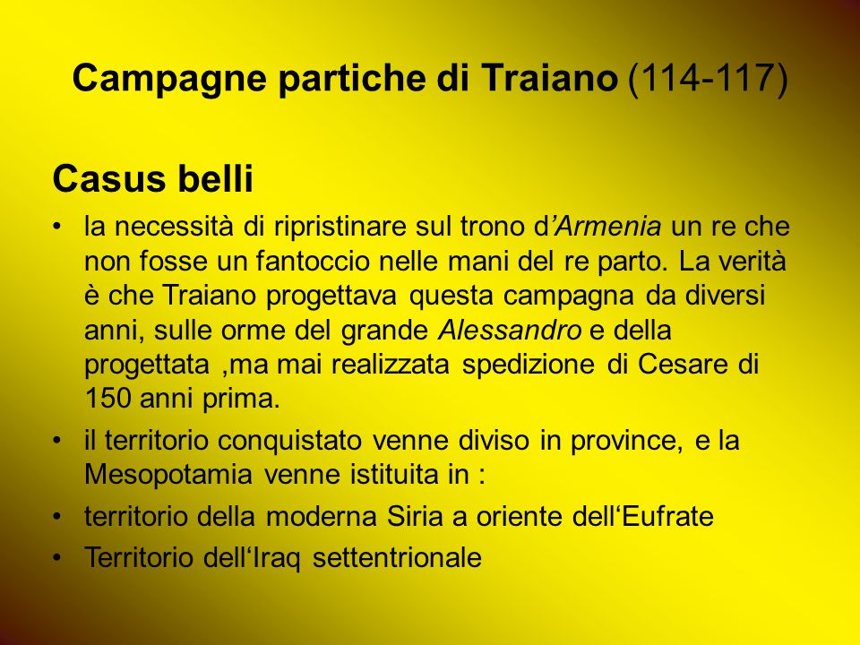 Campagne partiche di Traiano ( )‏