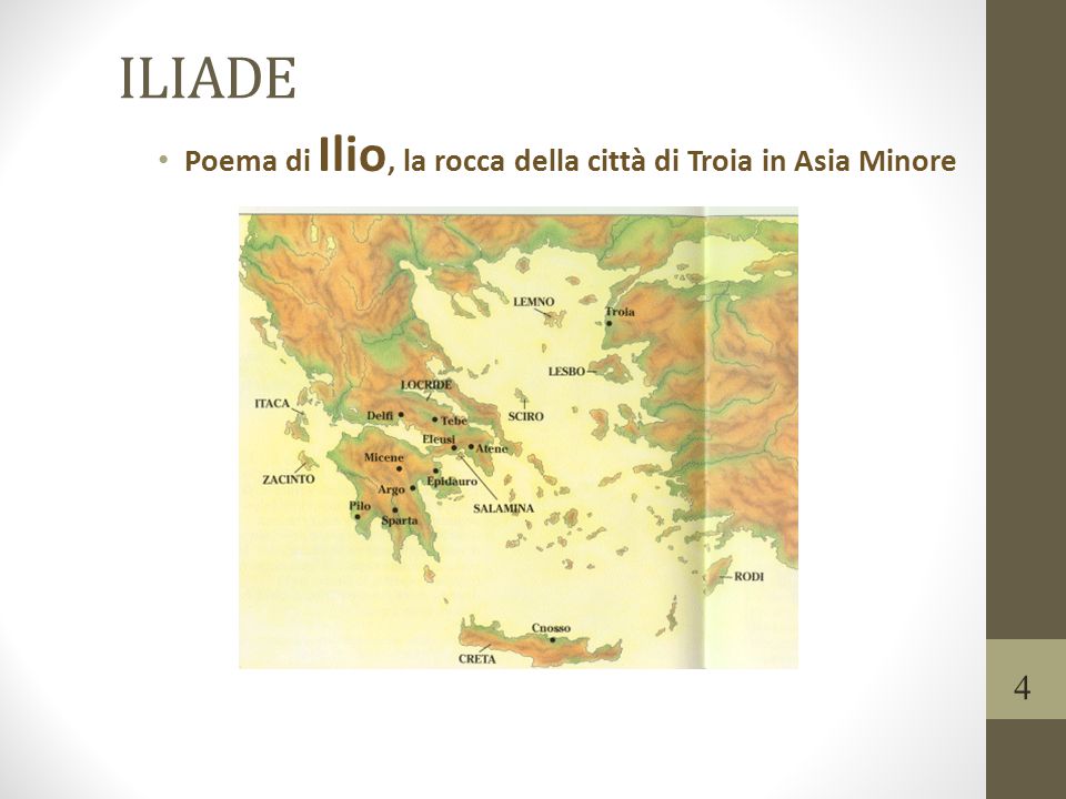 ILIADE Poema di Ilio, la rocca della città di Troia in Asia Minore 4
