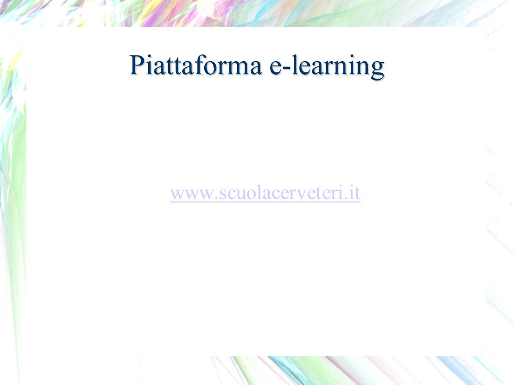 Piattaforma e-learning