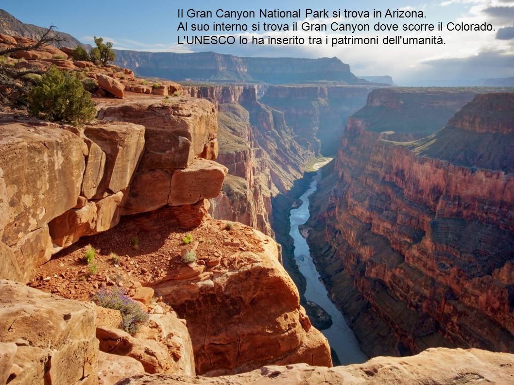 Il Gran Canyon National Park si trova in Arizona.
