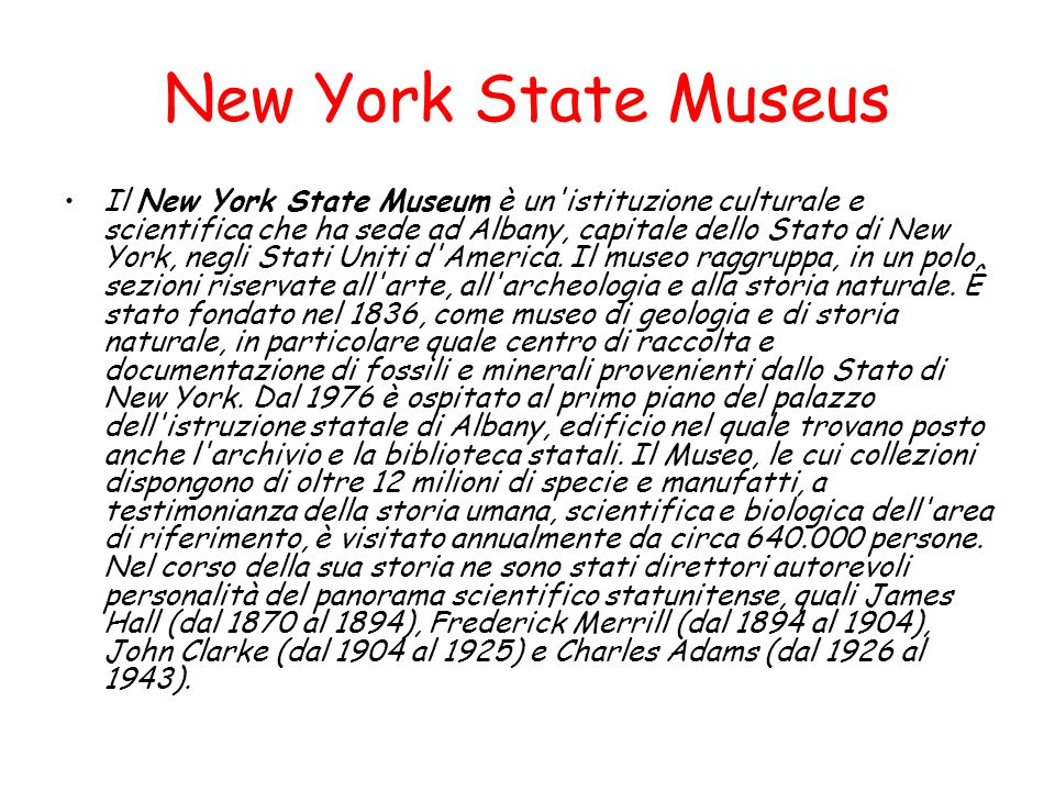 New York State Museus