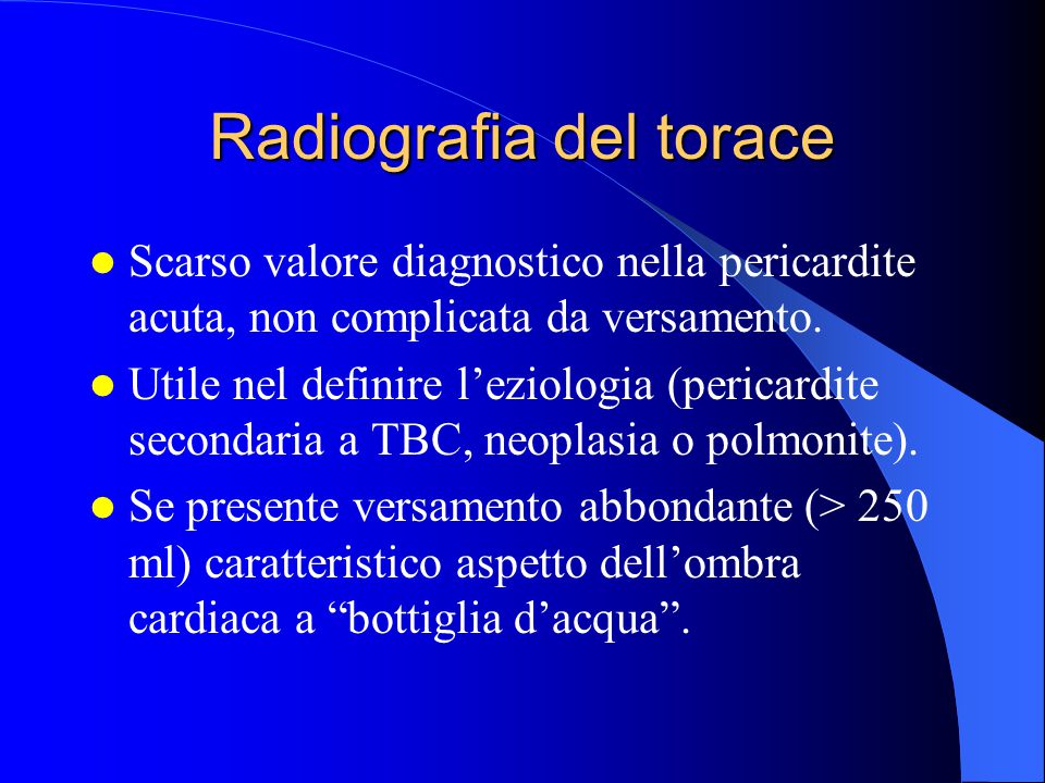 Radiografia del torace
