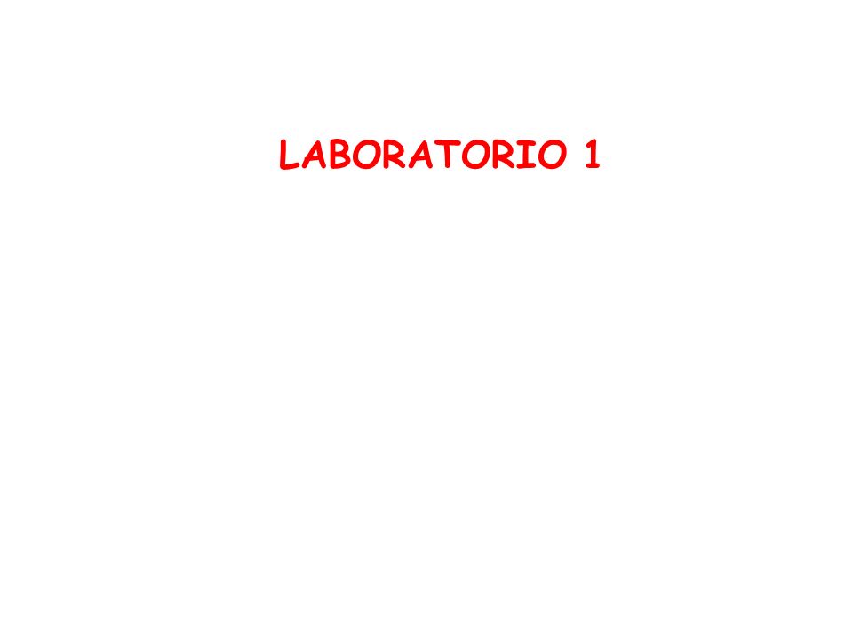 LABORATORIO 1