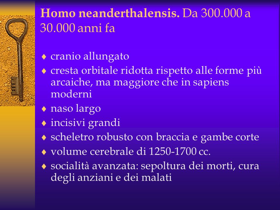 Homo neanderthalensis. Da a anni fa