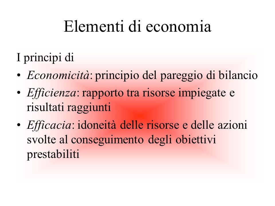 Elementi di economia I principi di