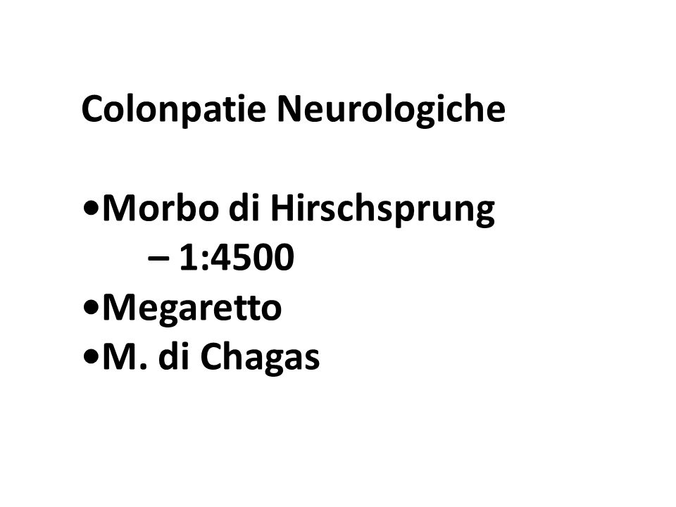 Colonpatie Neurologiche