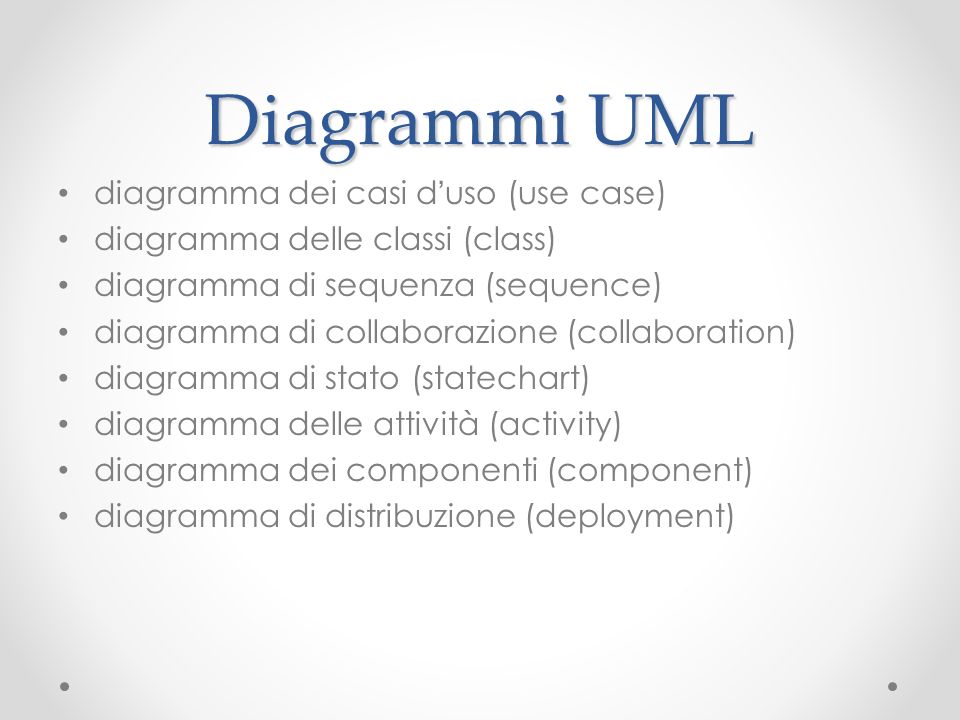 Diagrammi UML diagramma dei casi d’uso (use case)
