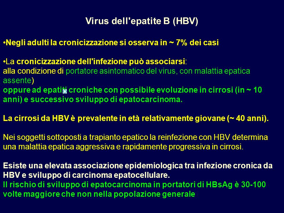 Virus dell epatite B (HBV)