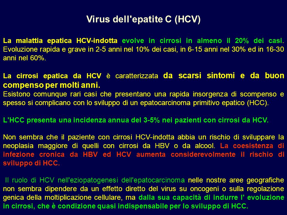 Virus dell epatite C (HCV)