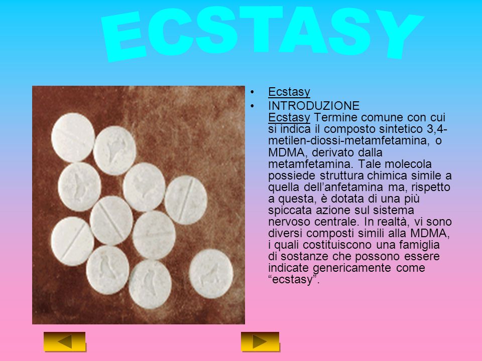ECSTASY Ecstasy.