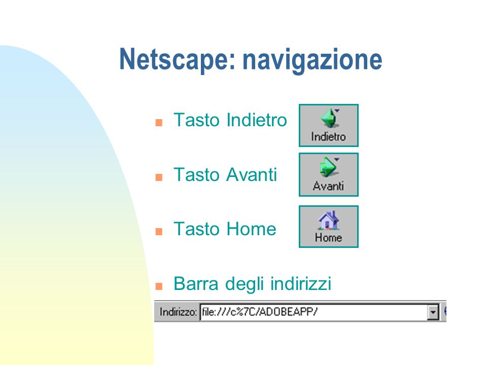 Netscape: navigazione