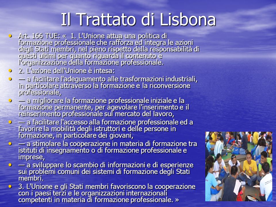 Il Trattato di Lisbona