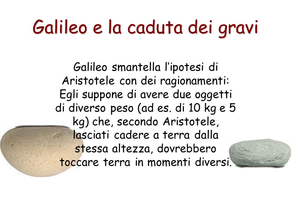 Galileo e la caduta dei gravi