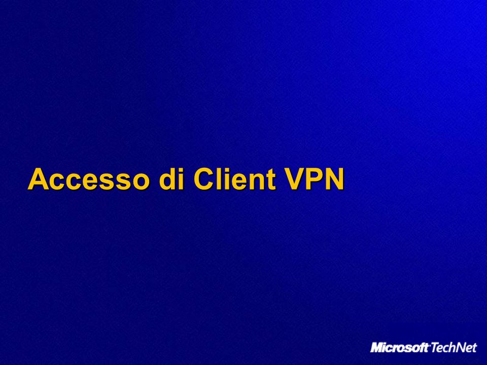 Accesso di Client VPN