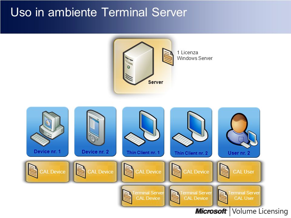 Uso in ambiente Terminal Server